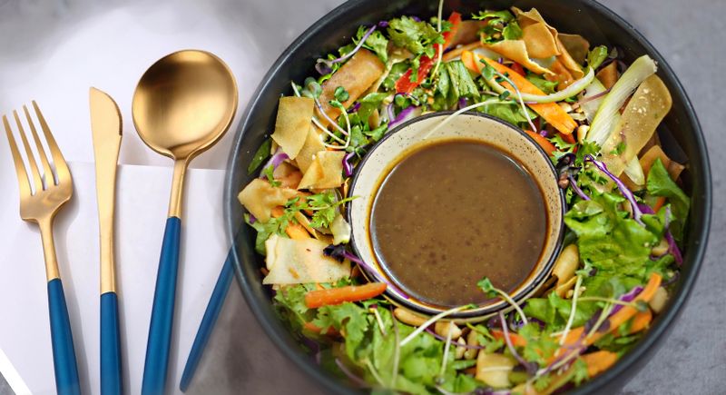 Signature Chopt kale salad with tahini dressing